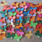 Schmetterlinge mit Lolli Schmetterlinge mit Lolli