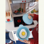 Auch das Spiegelei scheint gelungen Auch das Spiegelei scheint gelungen