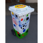 in diese coole Tonne kommen die Bälle rein in diese coole Tonne kommen die Bälle rein